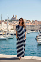 Dark blue stripes
